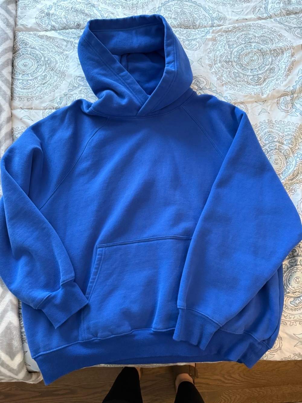 Aritzia Royal Blue Hooded Pullover